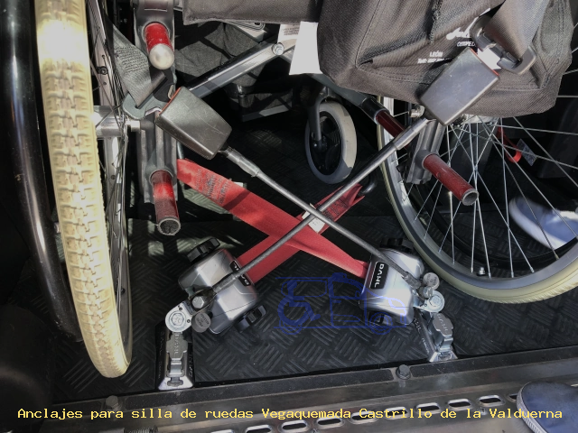 Sujección de silla de ruedas Vegaquemada Castrillo de la Valduerna